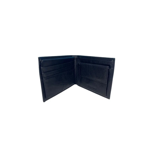 Portafoglio Uomo Nero Vera Pelle