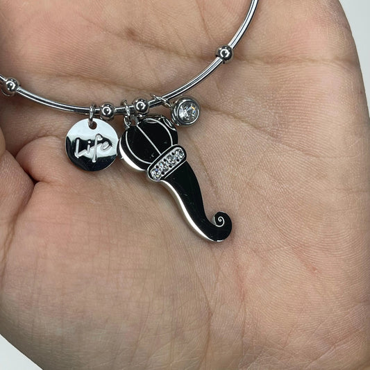 Bracciale Rigido 'Cornicino Porta Fortuna'