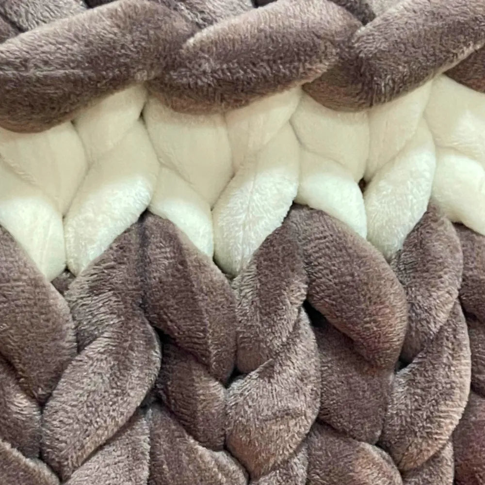 Borsa Marshmallow BiColor Marrone e Bianca