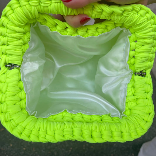 Clutch 20 cm Giallo Fluo