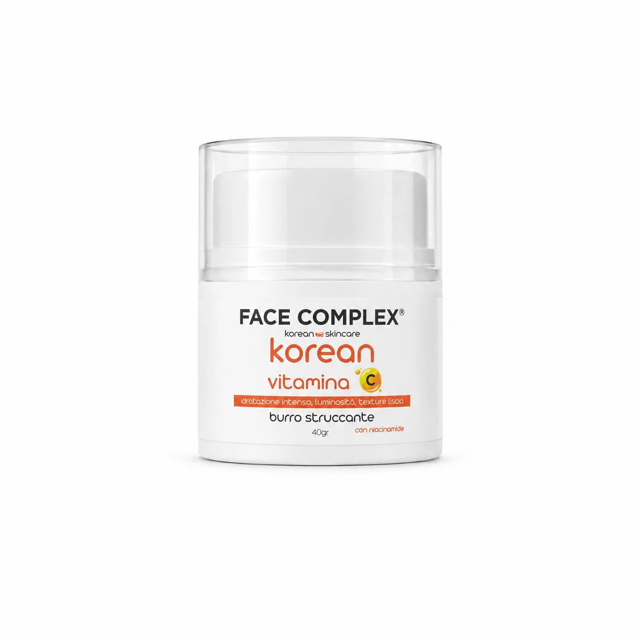 Face Complex Korean Skincare Vitamina C – Burro Struccante con Niacinamide 40 g