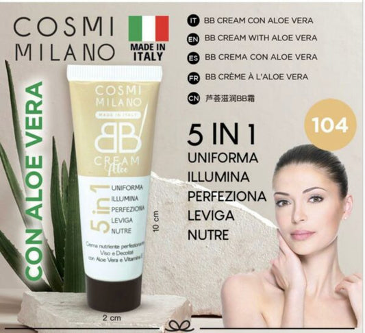 Cosmi Milano - BB Cream con Aloe Vera 5in1 20 ml