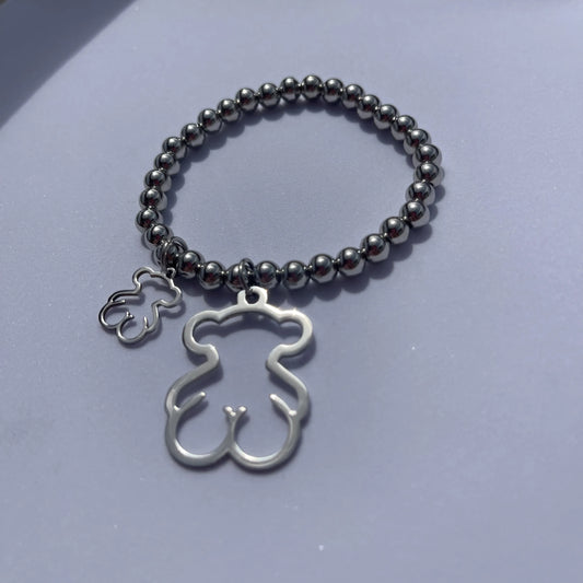 Bracciale Orsetto in Acciaio Inox