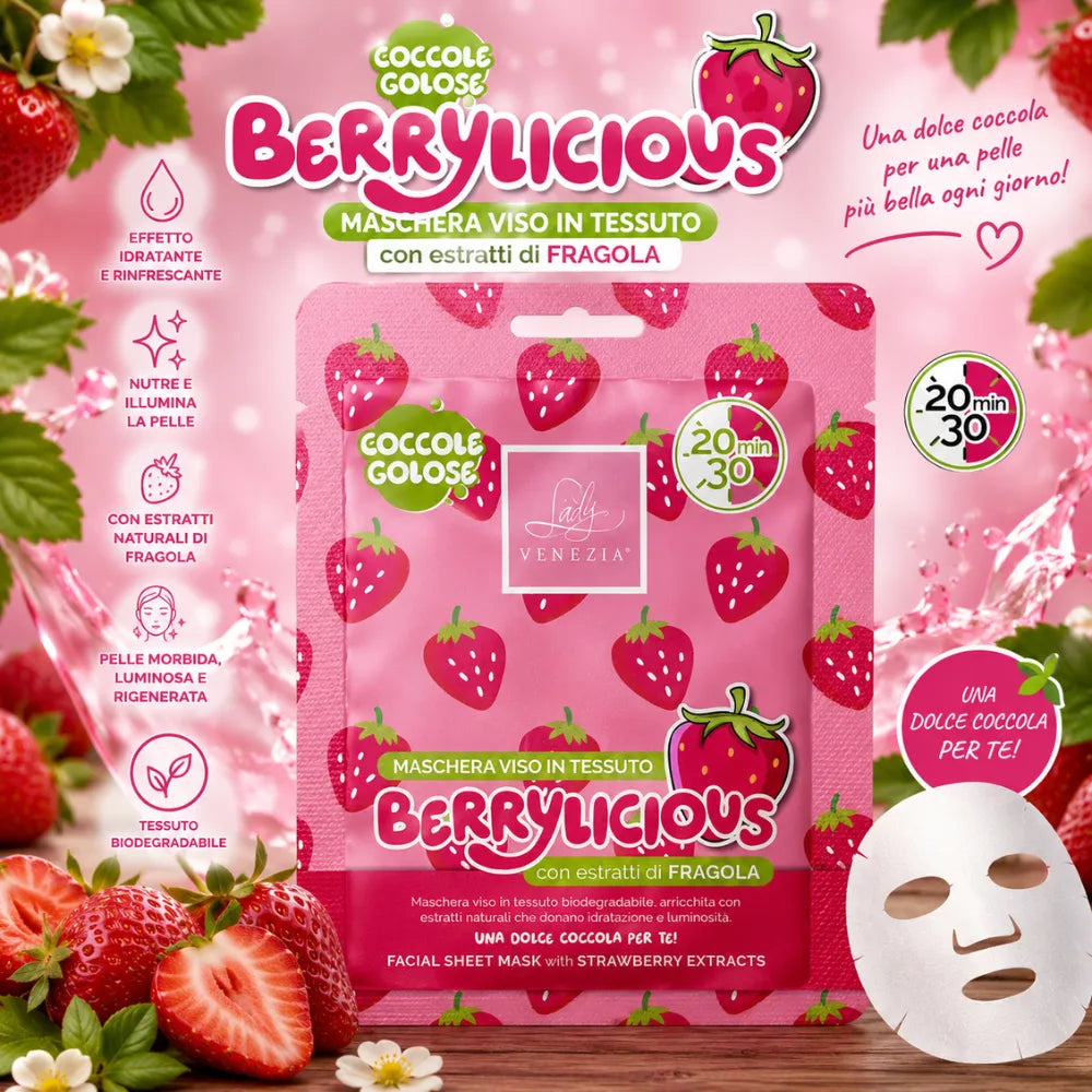 Lady Venezia Maschera Viso “Berrylicious”
