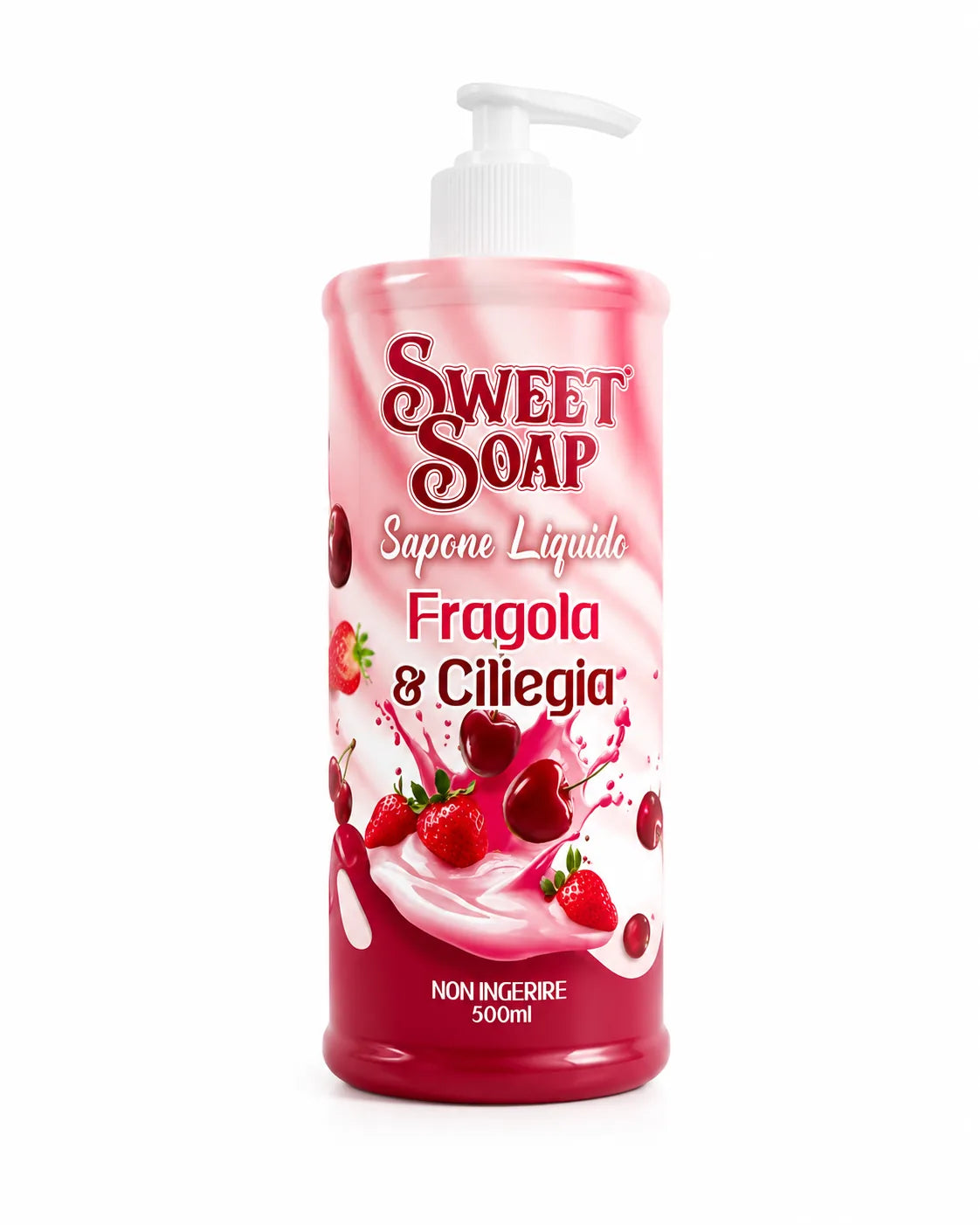 Sapone Mani Liquido Fragola & Ciliegia 500 ml