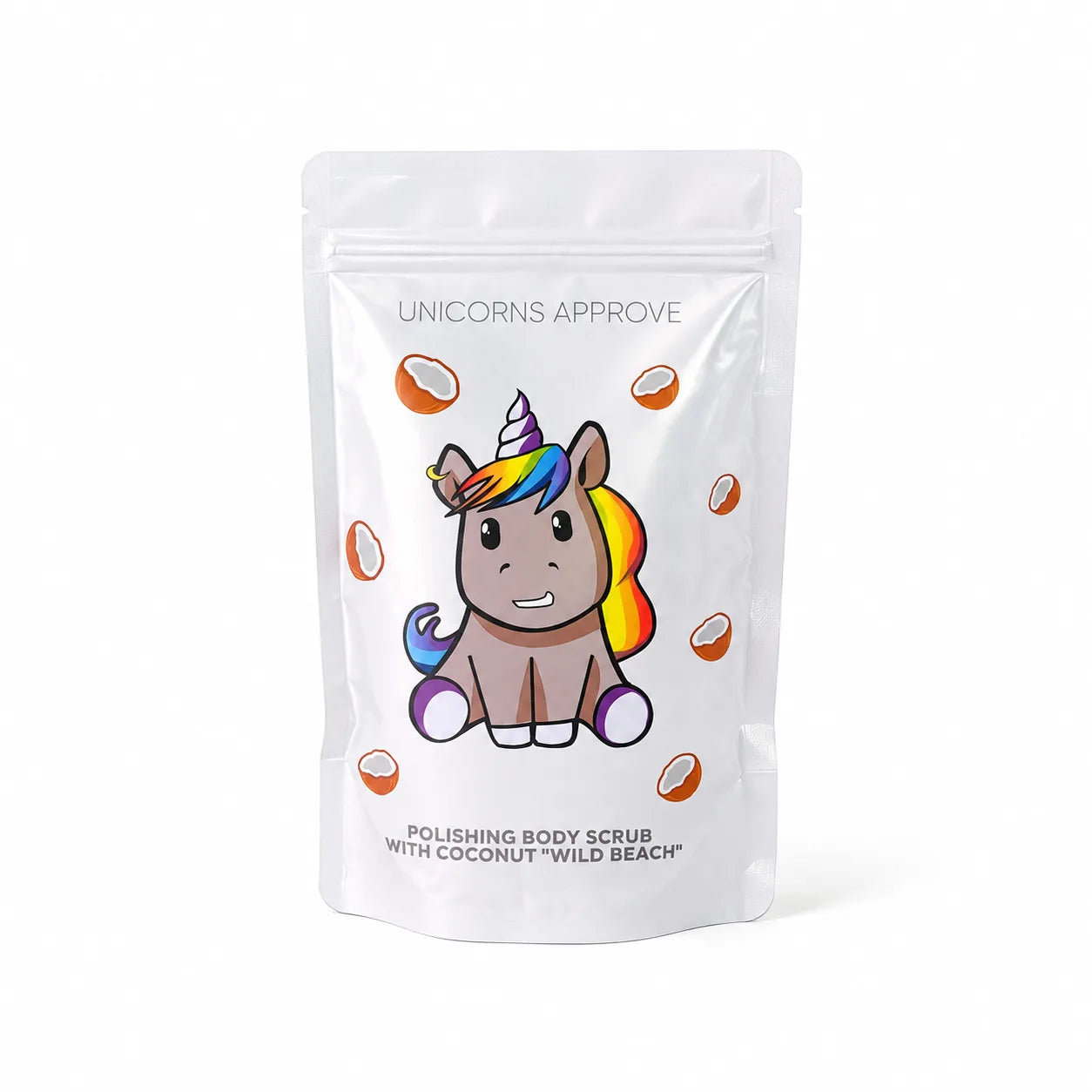 Unicorns Approve Body Scrub al Cocco “Wild Beach” 200 g – Scrub Corpo Esfoliante