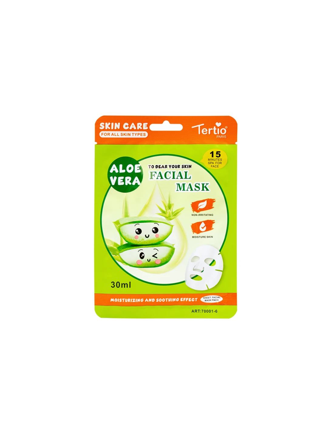 Maschera Viso all’Aloe Vera