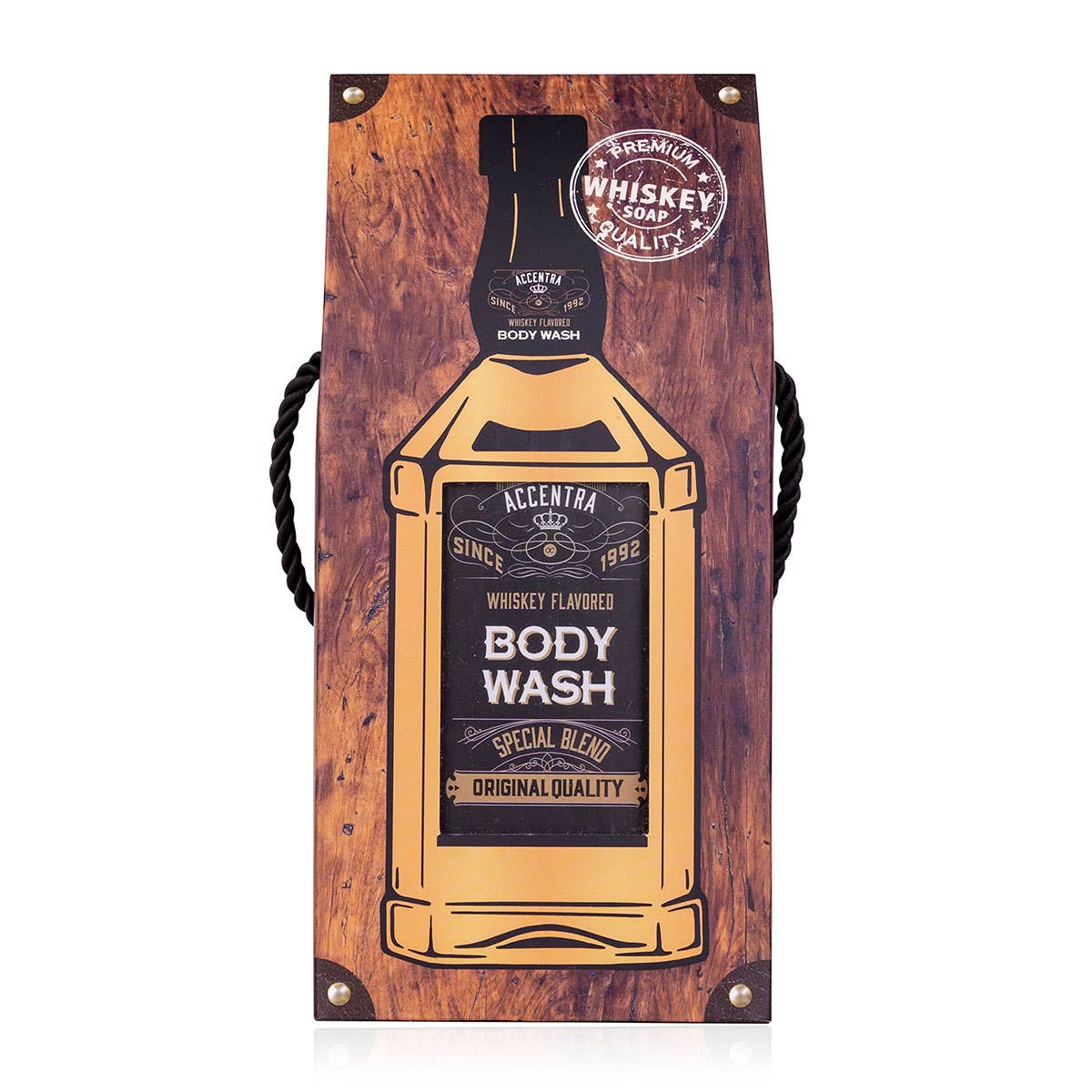 Gel doccia Special Blend per uomo con design whiskey