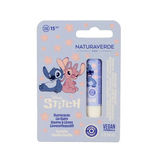 NaturaVerde Kids - Balsamo Labbra alla Vaniglia con SPF15 di Stitch e Angel