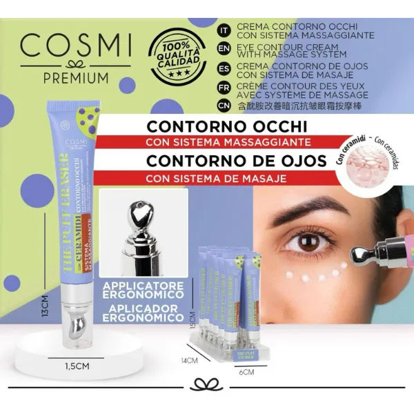 Cosmi Premium – Crema Contorno Occhi con Ceramidi 15 ml