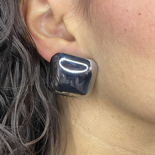 Orecchini Quadrato Pieno - Vari Colori