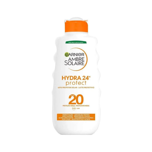 Garnier Ambre Solaire Hydra 24h Protect Latte Protettivo SPF20 Rapido Assorbimento 200 ml
