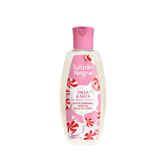 Olio Corpo Tulipán Negro Fresa & Nata 200 ml