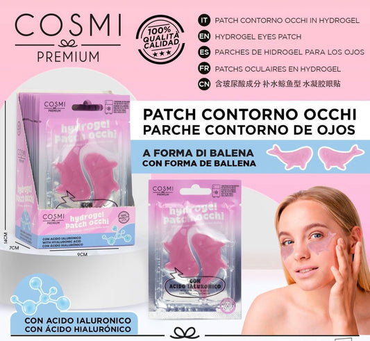 Cosmi Milano - Patch Occhi Balena con Acido Ialuronico