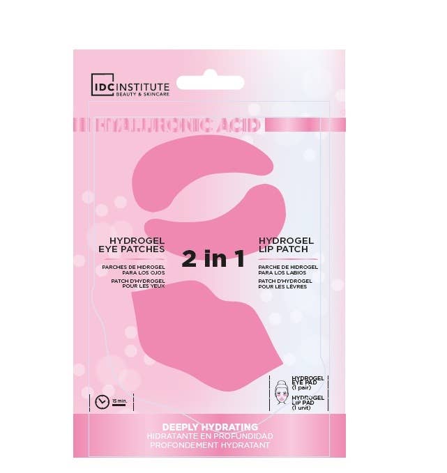 IDC INSTITUTE - MASCHERA OCCHI E LABBRA DUE IN UNO ACIDO IALURONICO