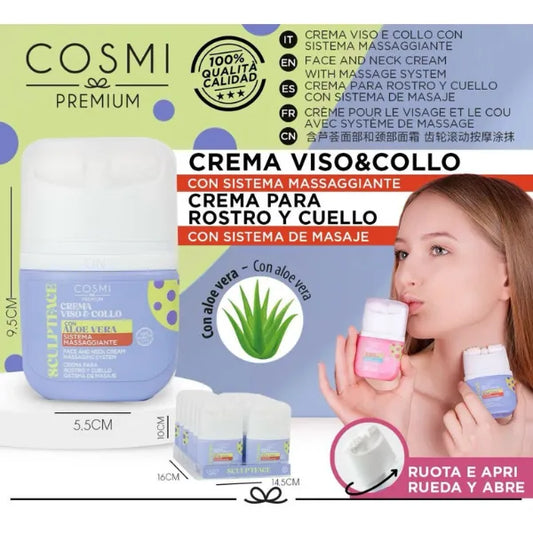Cosmi Premium – Crema Viso e Collo con Aloe Vera 50 ml