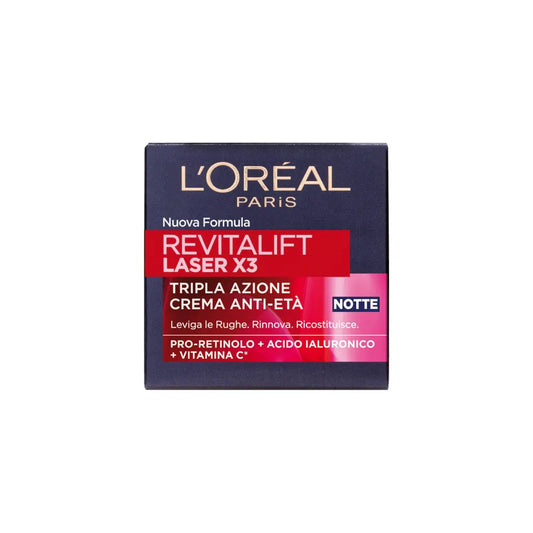 L’Oréal Paris - Revitalift Laser X3 Crema Anti Età Notte 50 ml