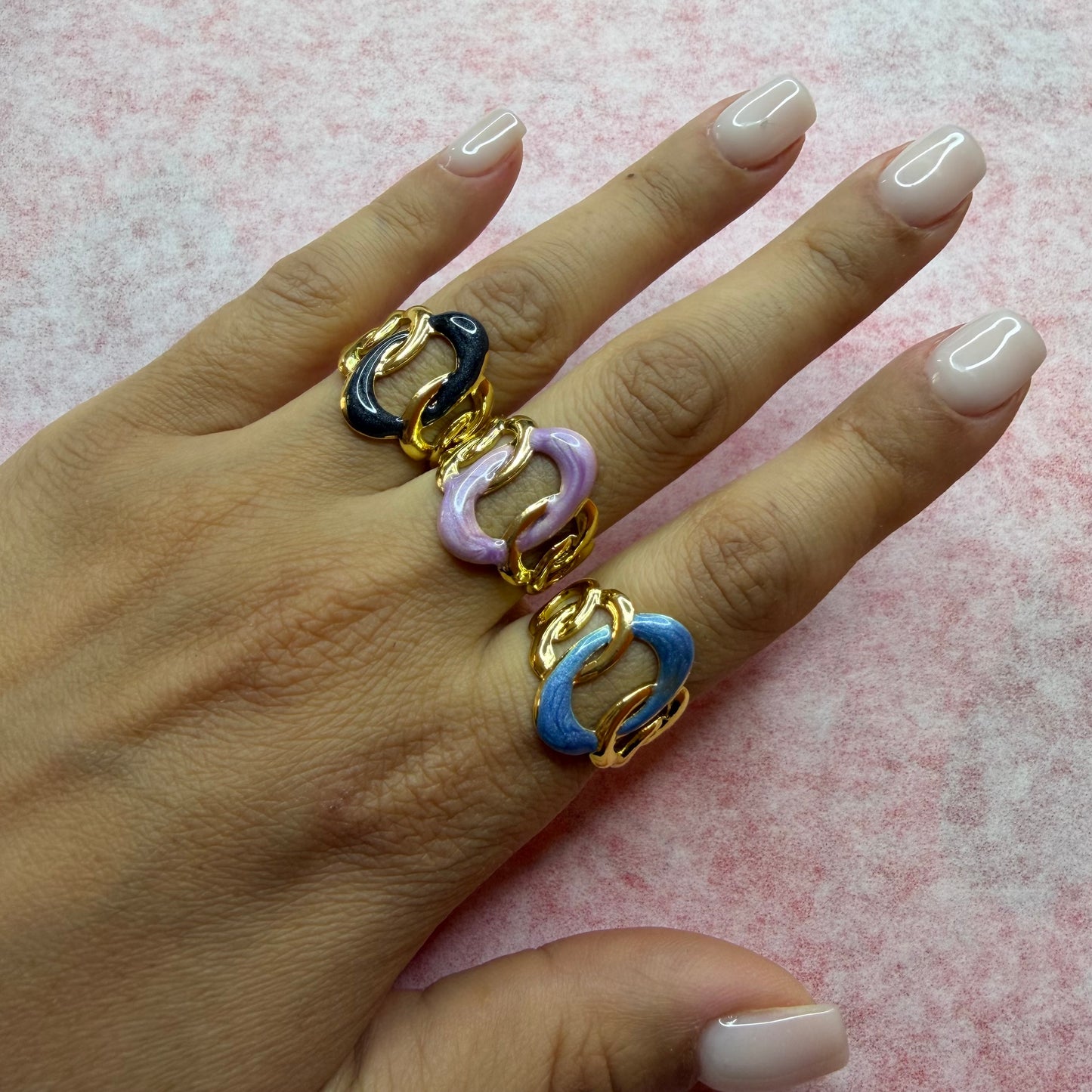 Anello Dolce Intreccio Base Gold - vari colori