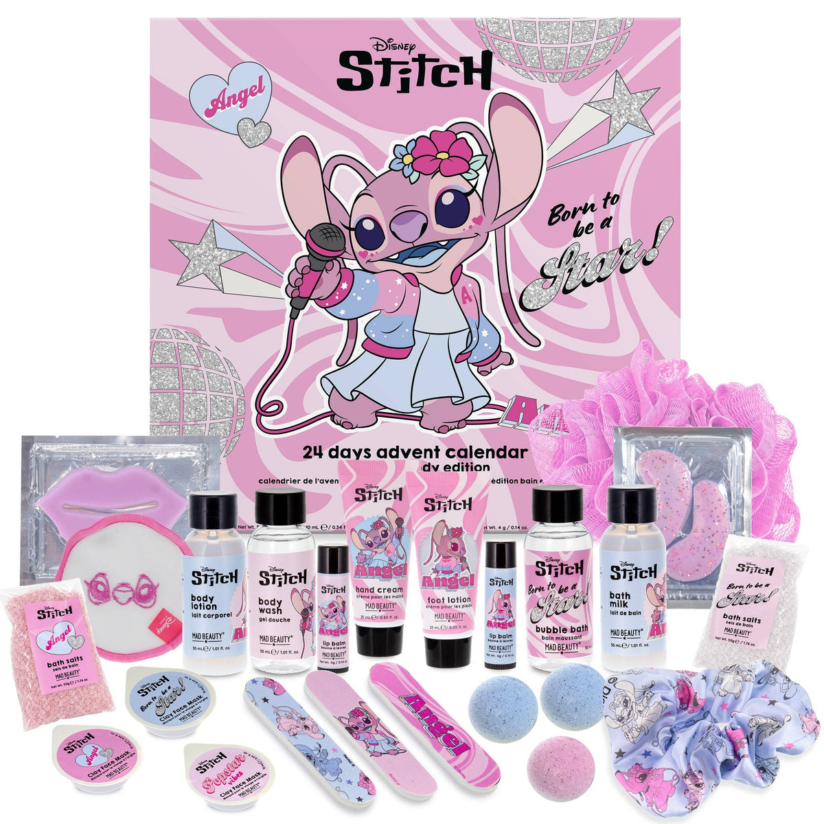 Calendario Avvento Stitch Natale 24 giorni bagno