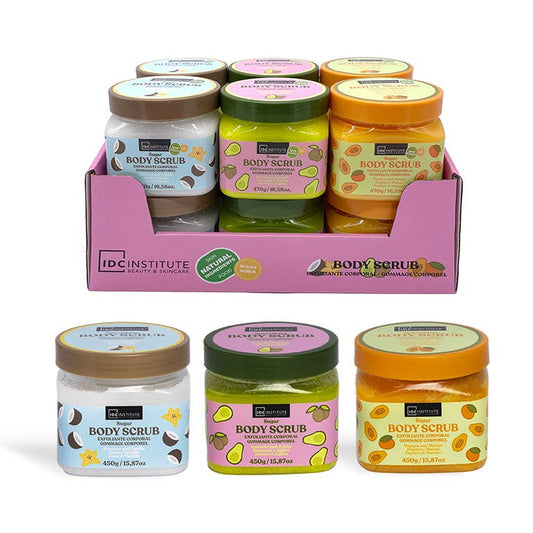 IDC INSTITUTE SCRUB PER IL CORPO ALLO ZUCCHERO 470gr - Varie Fragranze