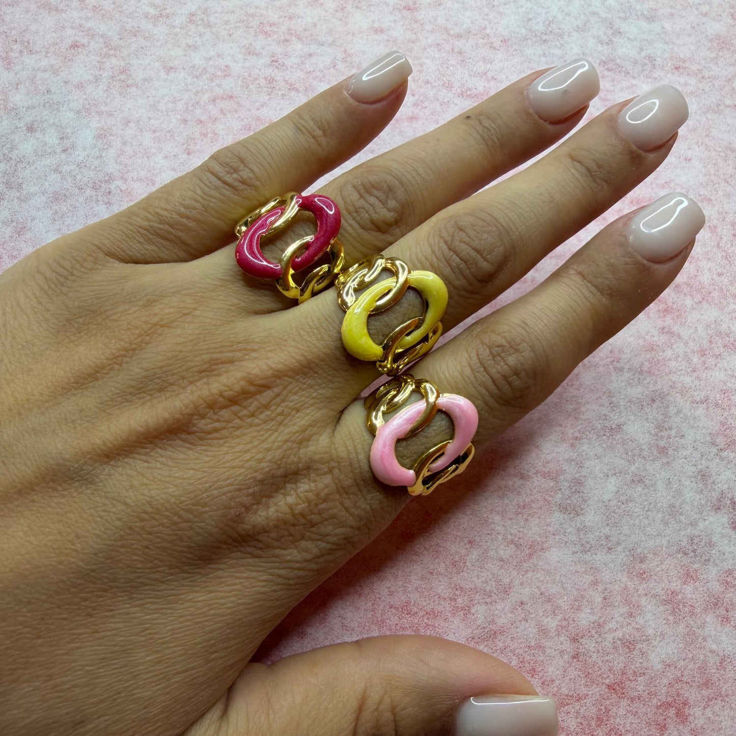 Anello Dolce Intreccio Base Gold - vari colori