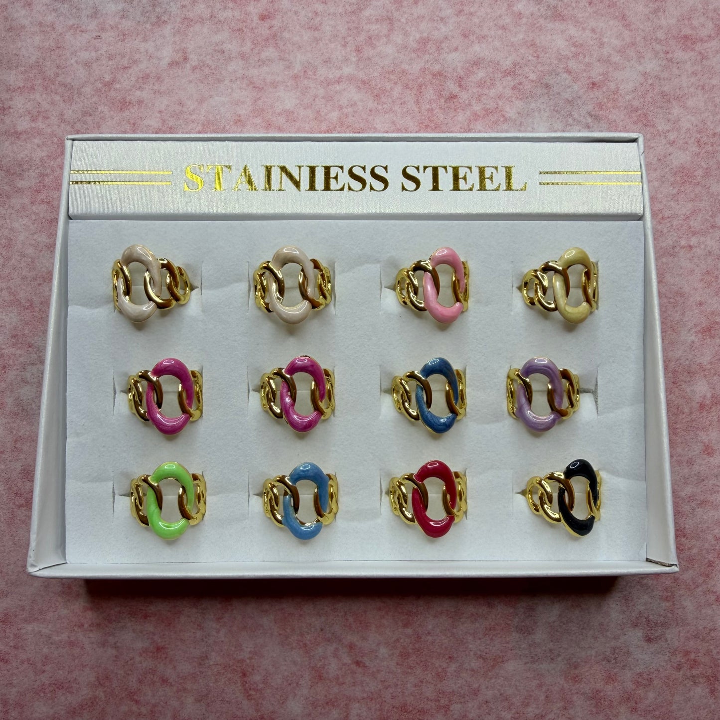 Anello Dolce Intreccio Base Gold - vari colori