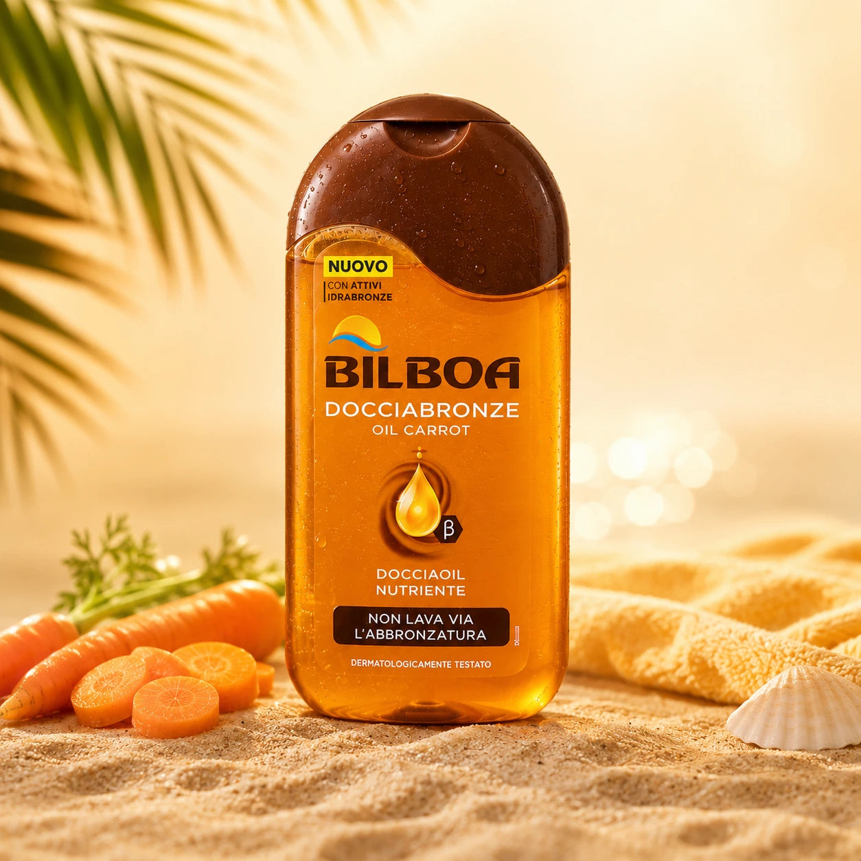 Bilboa Docciabronze Oil Carrot 220 ml – Doccia Oil Nutriente con Olio di Carota