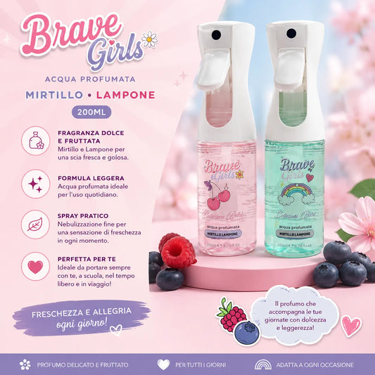 Brave Girls Acqua Profumata Mirtillo & Lampone 200 ml