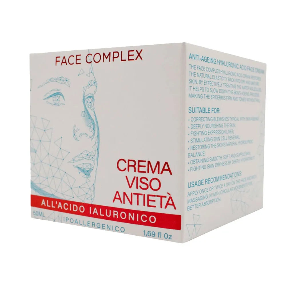 Face Complex - Crema Viso Antietà all’Acido Ialuronico 50 ml