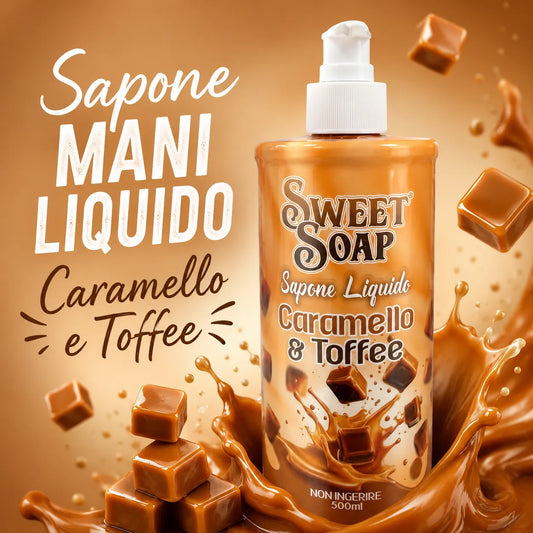 Sapone Mani Liquido Caramello e Toffee 500 ml