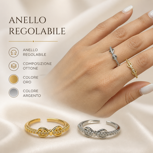 Anello Infinity Glam