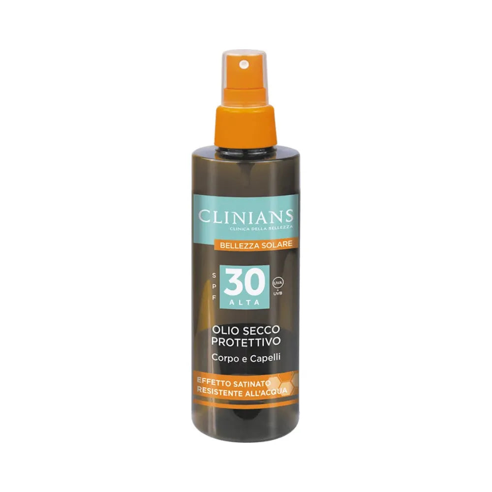 Clinians Olio Secco Protettivo Spray Corpo e Capelli SPF30 150 ml