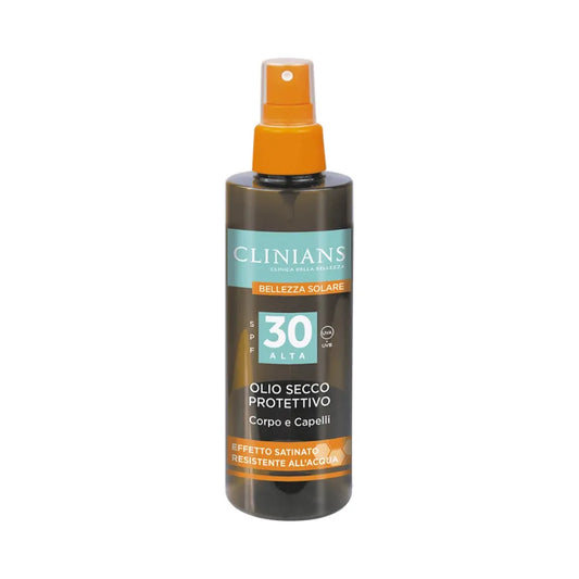 Clinians Olio Secco Protettivo Spray Corpo e Capelli SPF30 150 ml