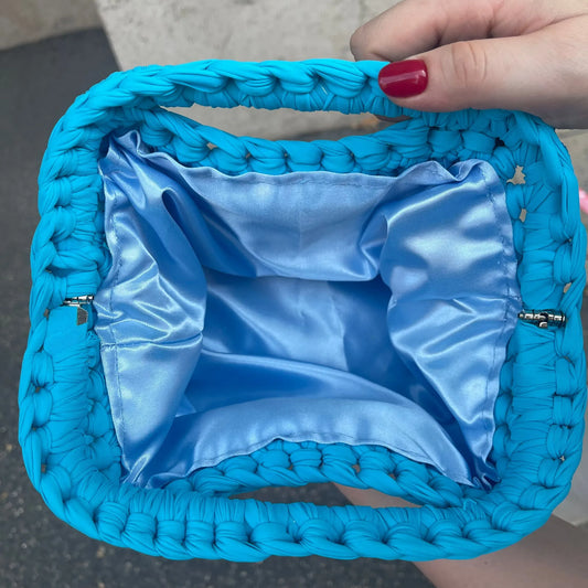 Clutch 20 cm Azzurra