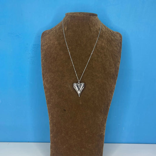 Collana Cuore Pieno Silver
