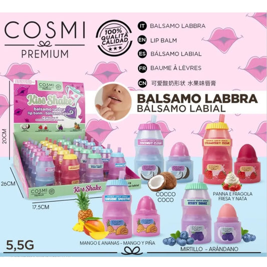 COSMI Premium Kiss Shake – Balsamo Labbra Profumato 5,5 g