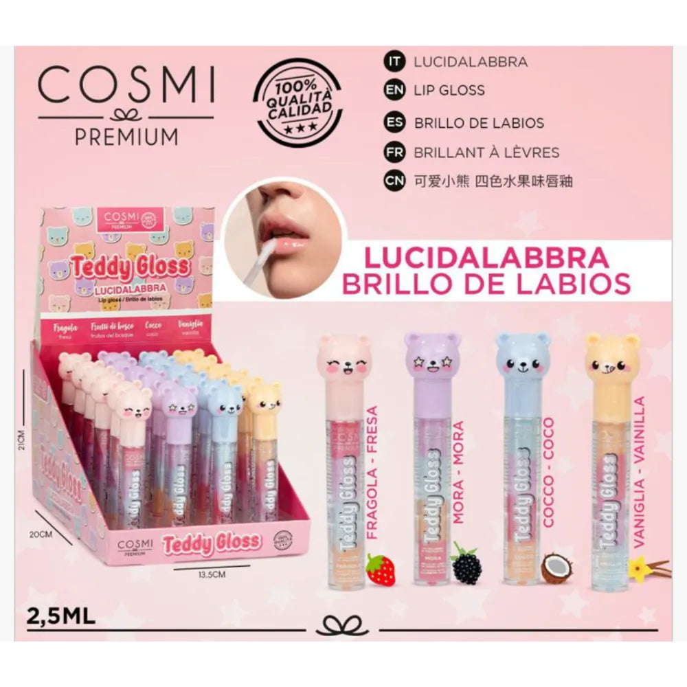 COSMI Premium Teddy Gloss Lucidalabbra 2,5 ml