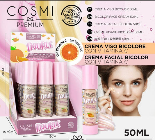 Cosmi Milano - Crema Viso Bicolore 50ml con Vitamina C