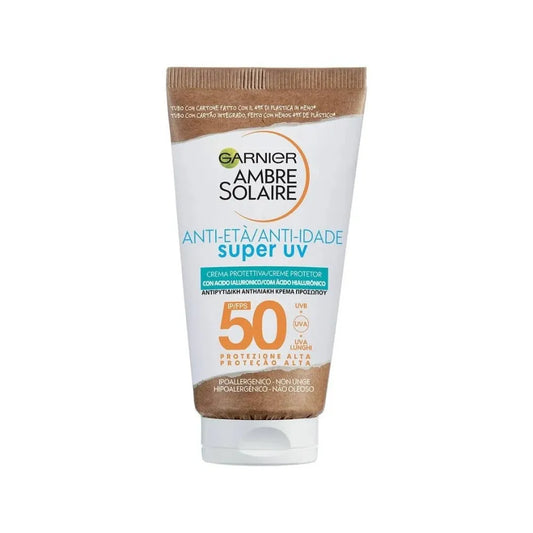 Garnier Ambre Solaire Anti-Age Super UV Crema Protettiva Viso SPF50+ 50 ml