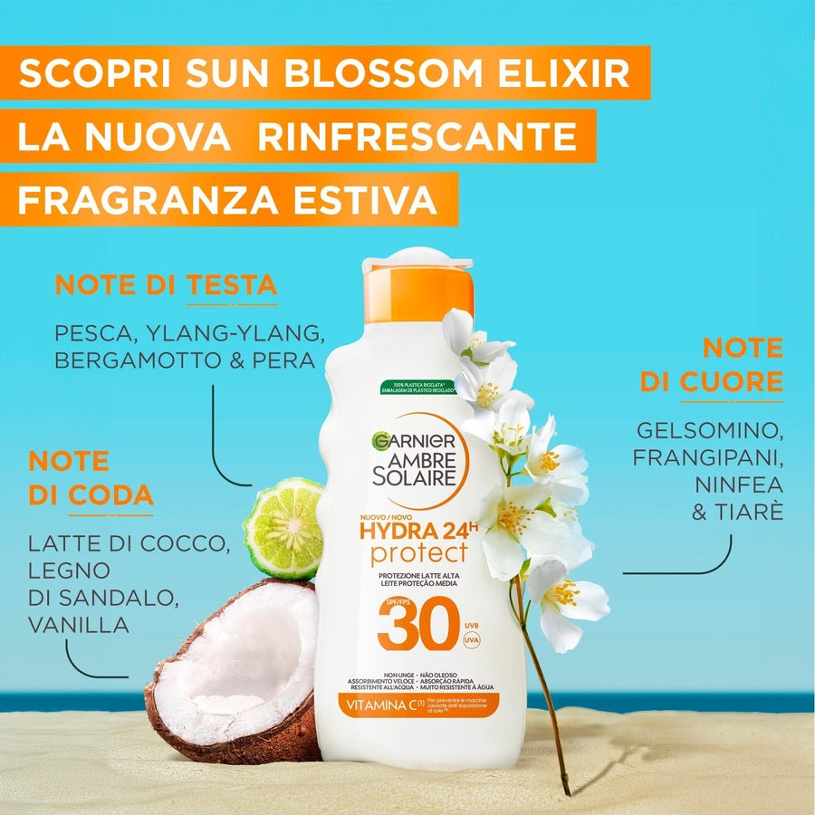 Garnier Ambre Solaire Hydra 24H Protect Latte SPF30 175 ml