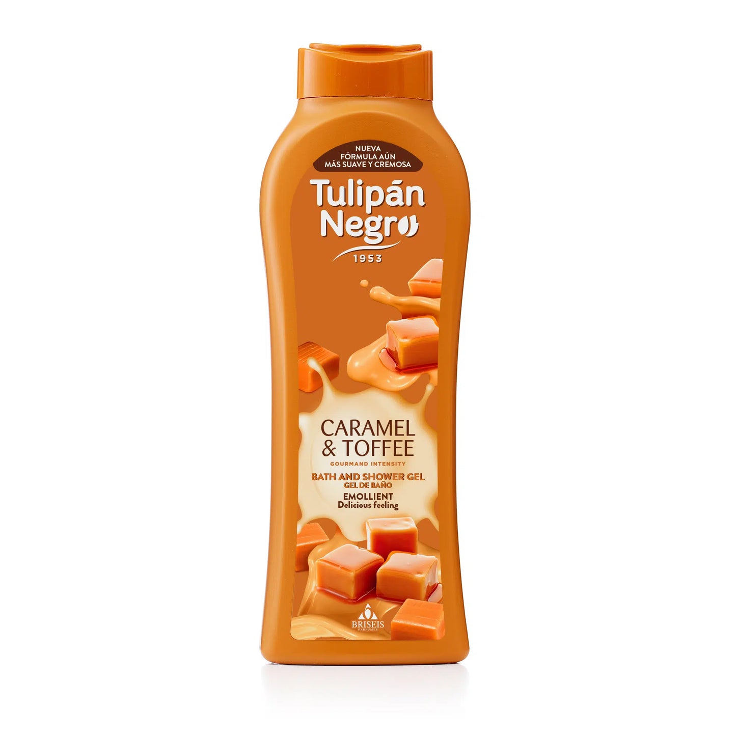Bagnoschiuma Tulipán Negro Caramello & Toffee 650 ml
