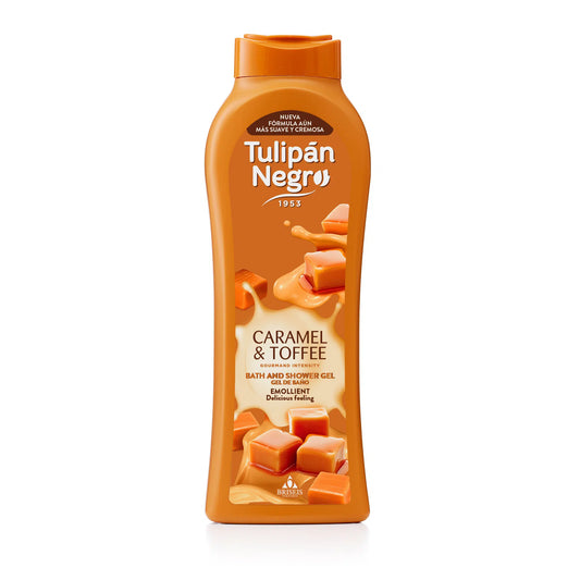 Bagnoschiuma Tulipán Negro Caramello & Toffee 650 ml