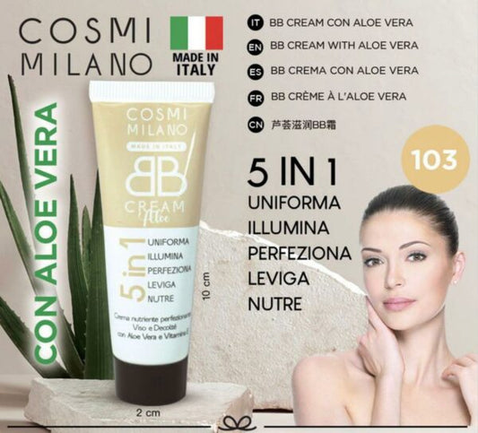 Cosmi Milano - BB Cream con Aloe Vera 5in1 20 ml