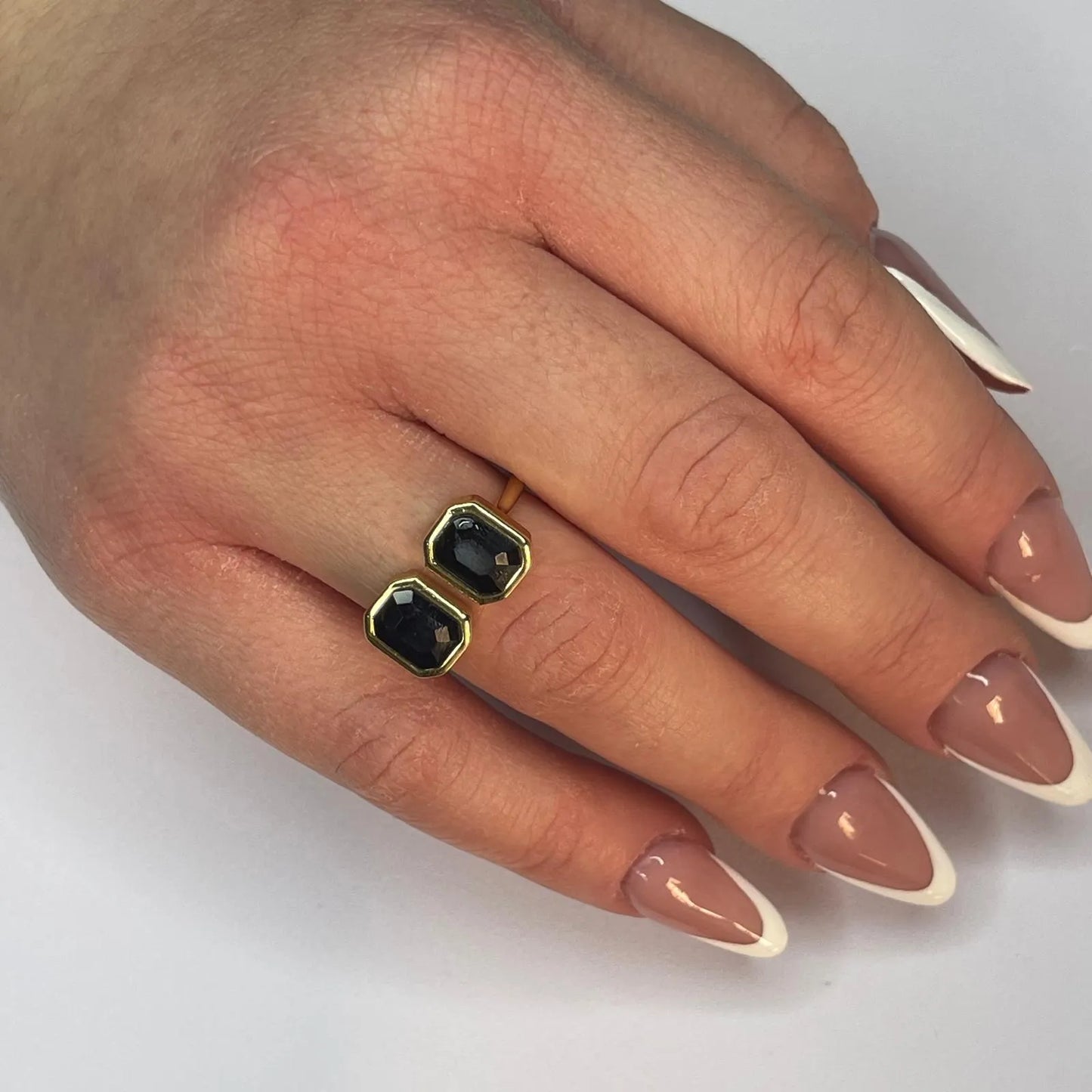 Anello Doppio Diamond