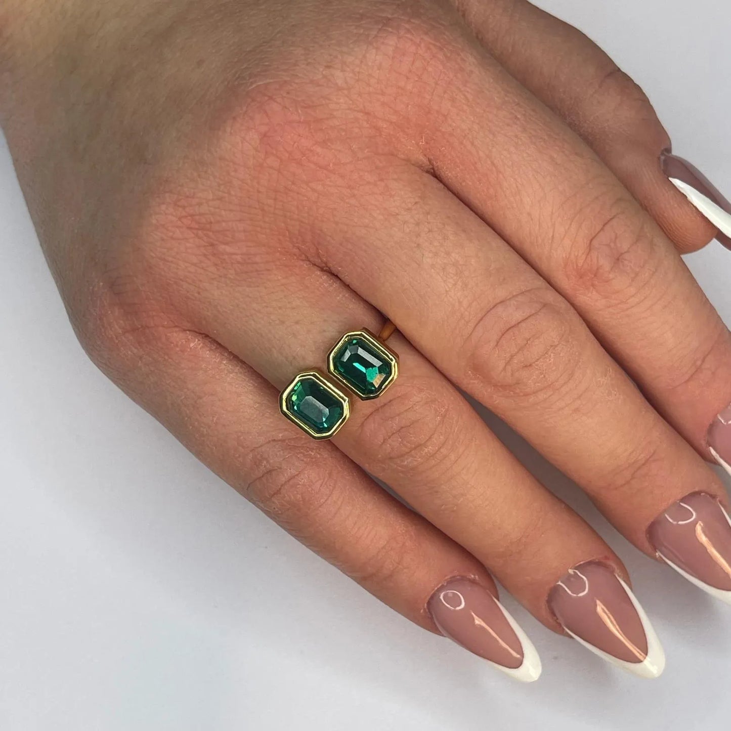 Anello Doppio Diamond