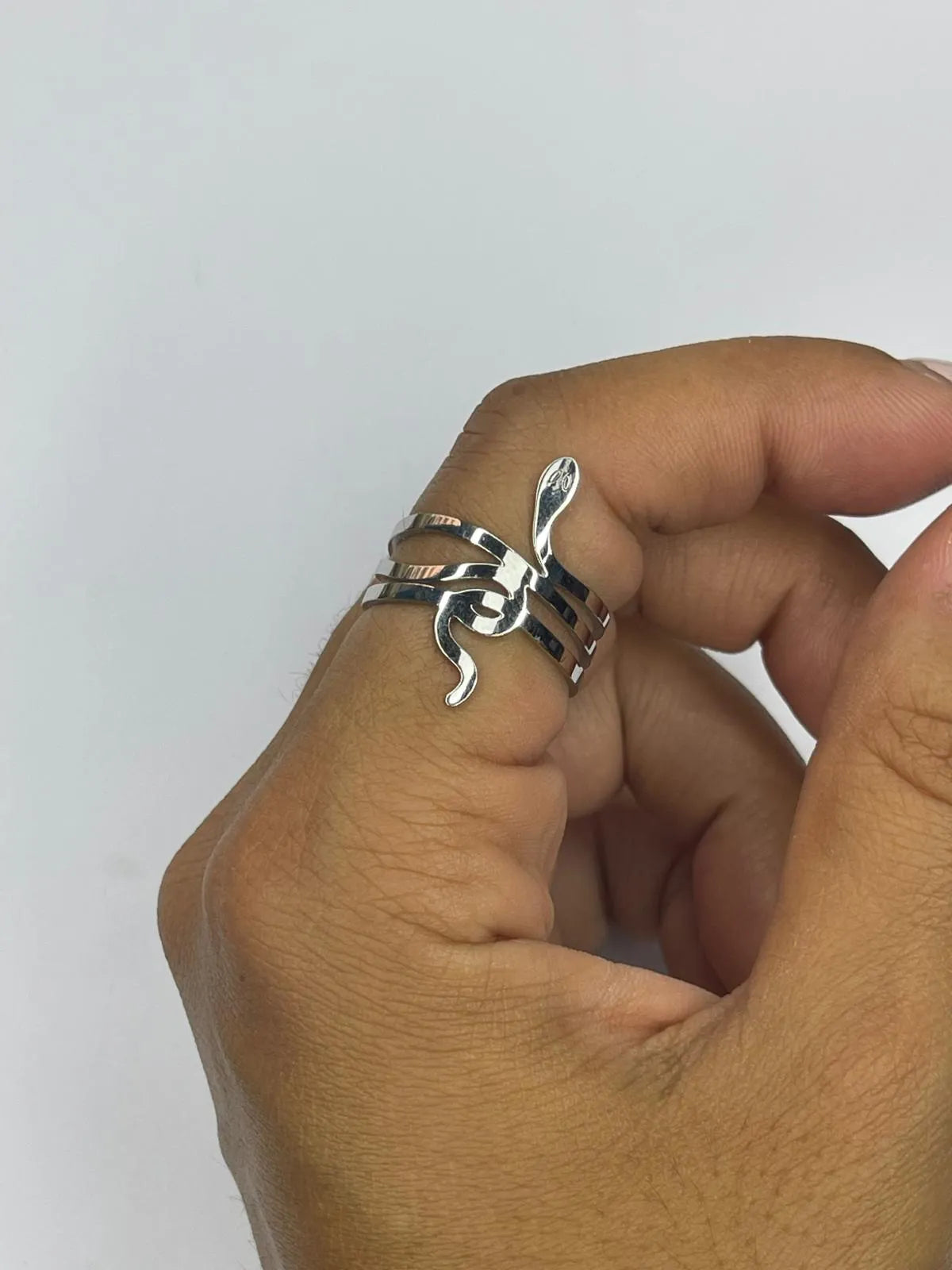 Anello Snake Silver