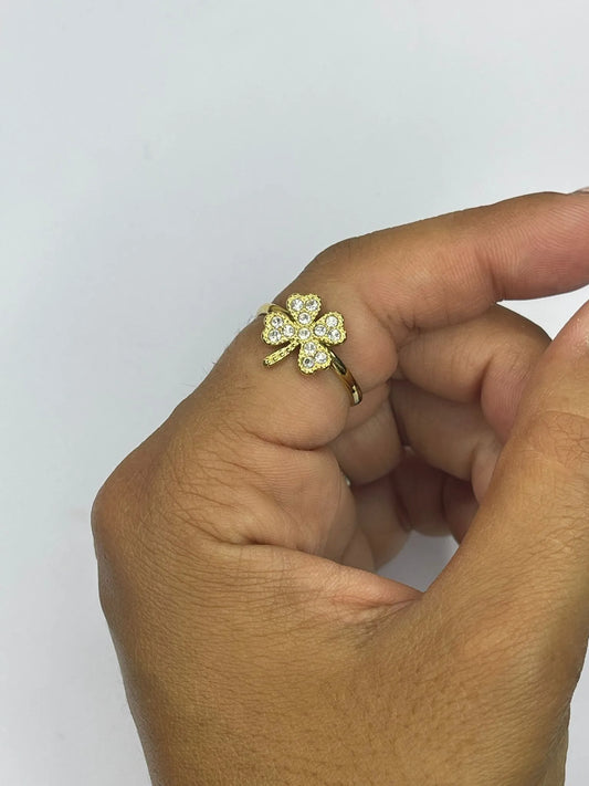 Anello Quadrifoglio Gold