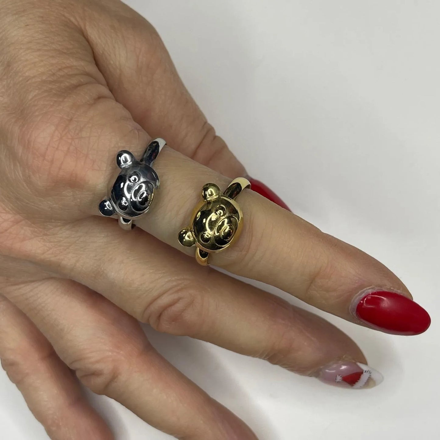 Anello Testa Orsetto - Vari Colori