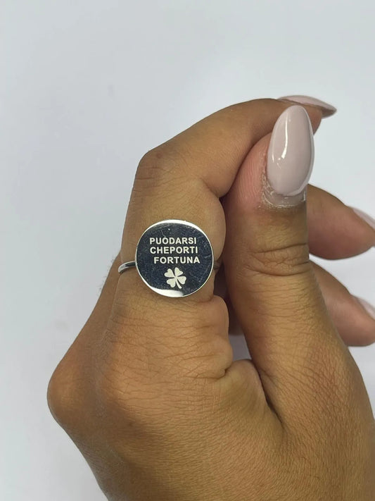 Anello 'Può Darsi Che Porti Fortuna'