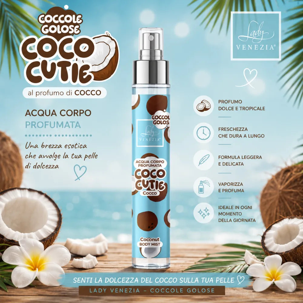 Lady Venezia Acqua Corpo Profumata “Coco Cutie” 100 ml